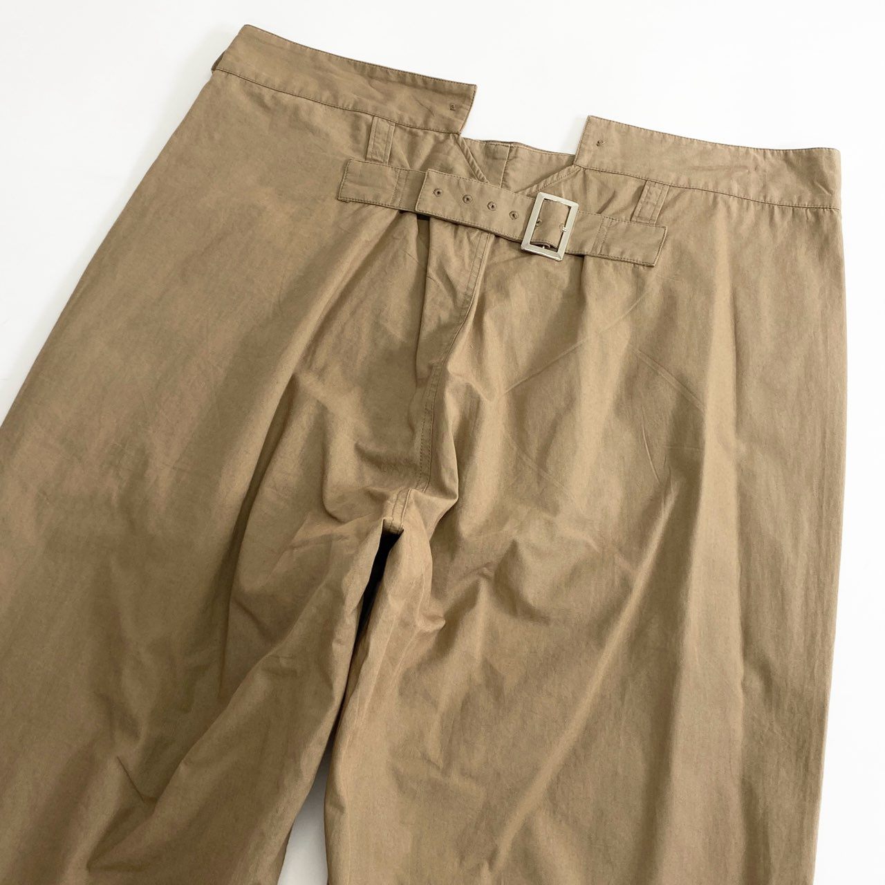 39c23 《未使用》 定価¥19,800 SEEALL シーオール MINER PANTS マイナーパンツ 44 ベージュ タグ付き SAU23 PT382