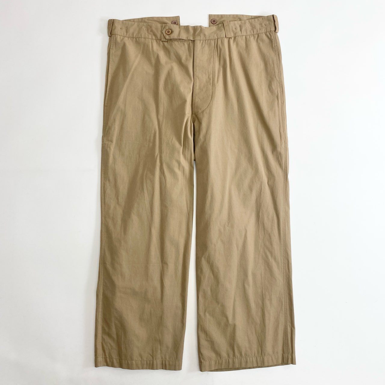 37c23 《未使用》 定価¥19,800 SEEALL シーオール MINER PANTS マイナーパンツ 46 ベージュ タグ付き SAU23 PT382