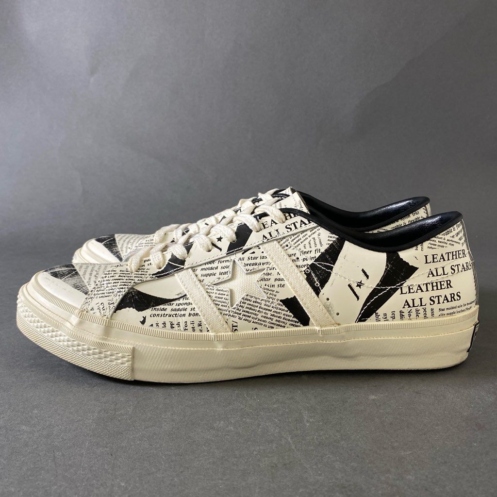 2h4 CONVERSE コンバース ジャックスター ワンスター ローカットスニーカー シューズ 9 1/2 ホワイト ブラック