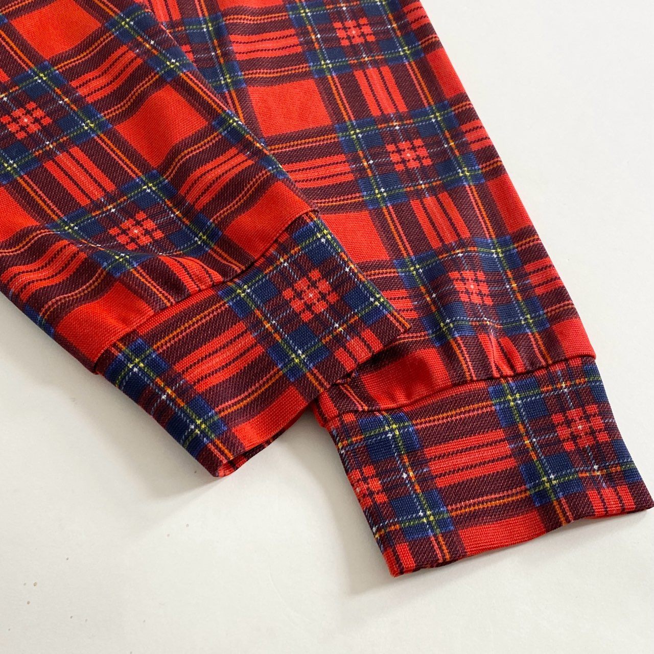 62i12 COMME des GARCONS HOMME PLUS コムデギャルソンオムプリュス チェック柄 プリント タイツ ボトムス PD-T044 S レッド マルチカラー