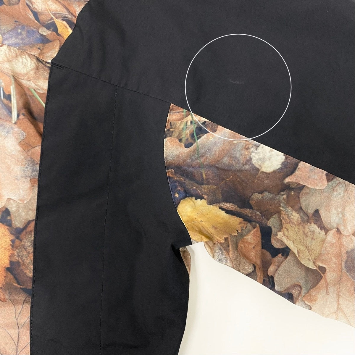 Ig8 Supreme × THE NORTH FACE 16AW 枯葉マウンテンジャケット コラボ NP51601I Sサイズ ブラック マルチカラー ナイロン100% メンズ 男性用u02t