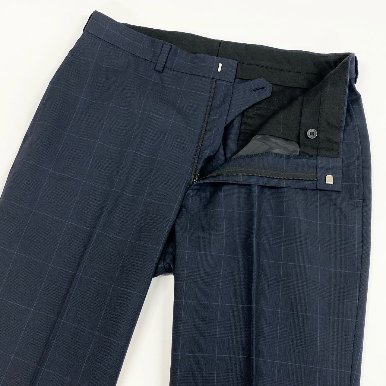 79j9 《美品》Brooks Brothers ブルックスブラザーズ スーツセットアップ 3釦スーツ ビジネス フォーマル テーラード スラックス 38サイズ ネイビー ブルー メンズo07t