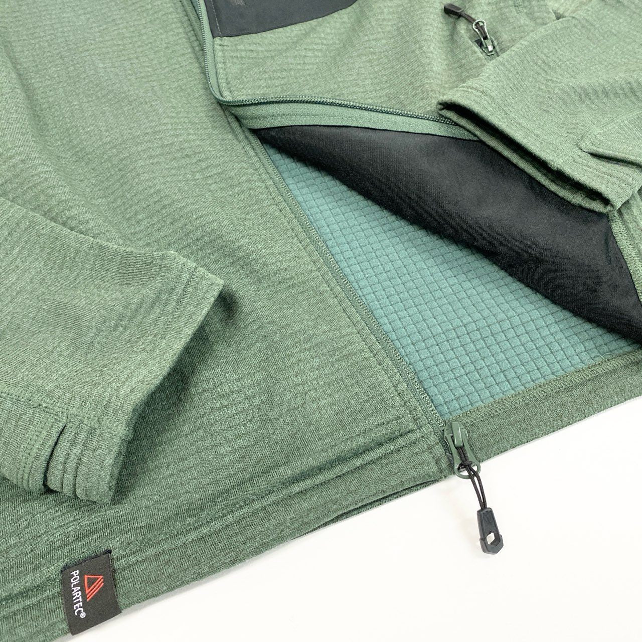 55h25 Mountain Hardwear マウンテンハードウェア Power Grid パワーグリッド フリースジャケット 大きいサイズ 221 OE2636 XLサイズ グリーン メンズo07t