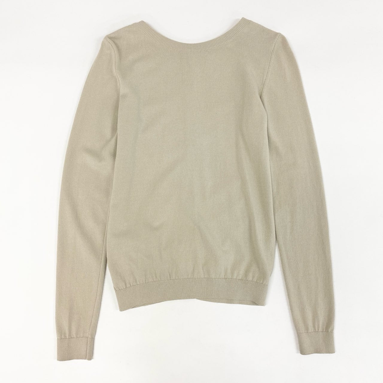 35d7 《新品タグ付き》 FOXEY NEW YORK フォクシー ニューヨーク ツインフェイス ニットカーディガン ボレロカーディガン トップス 33065 サイズ38 ベージュ レディース 日本製