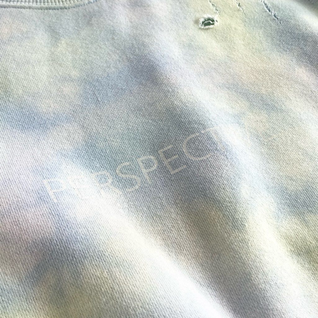 64g3 stein シュタイン OVERSIZED REBUILD SWEAT LS/Tie dye スウェット トレーナー オーバーサイズ タイダイ ST.525-2 M ブルー コットン 日本製