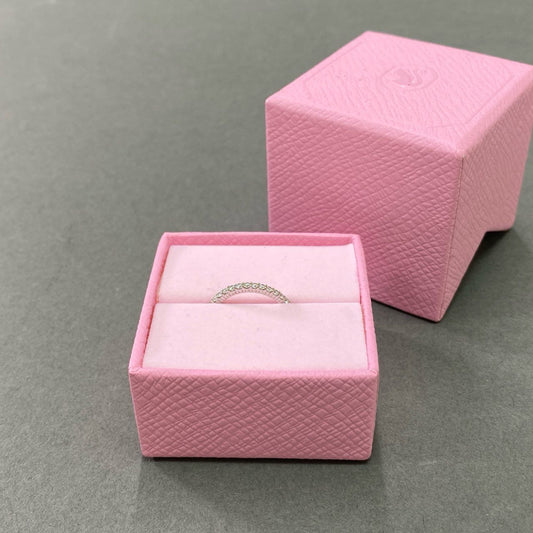 c26 SWAROVSKI スワロフスキー ラインストーン リング 9号 シルバー クリスタル アクセサリー ジュエリー 箱付き
