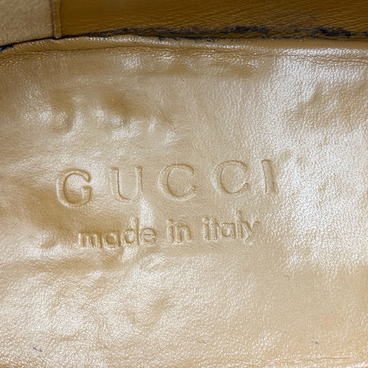 1i4 GUCCI グッチ GGベルベット ホースビット ローファー ドレスシューズ 430088 サイズ8.5 ネイビー メンズ 紳士靴k02i