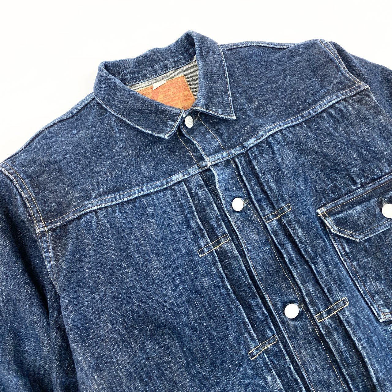 33g23 Levi`s リーバイス 1st ファーストタイプ 303 デニムジャケット トラッカージャケット 42 インディゴブルー メンズ