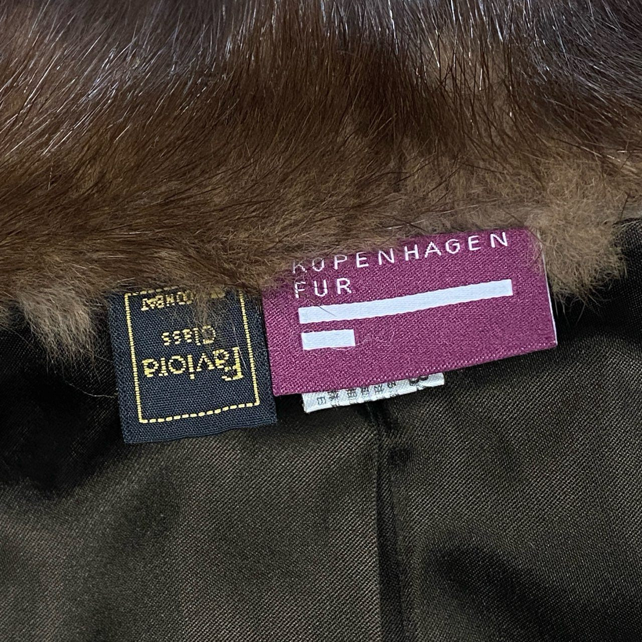 31a21 KOPENHAGEN FUR コペンハーゲン ファー デミバフミンク ポンチョ ケープ サイズF 茶系 最高級本毛皮 Mink Fur Capet18r