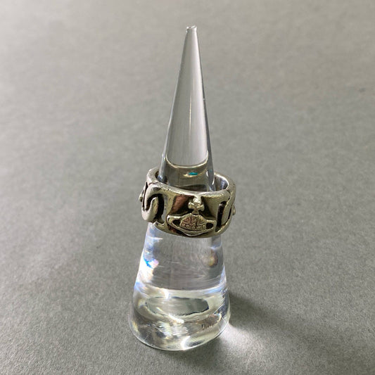 f9 Vivienne Westwood ヴィヴィアンウエストウッド 廃版モデル ヴィンテージ オーブ リング 925 サイズ11号 シルバー ユニセックス