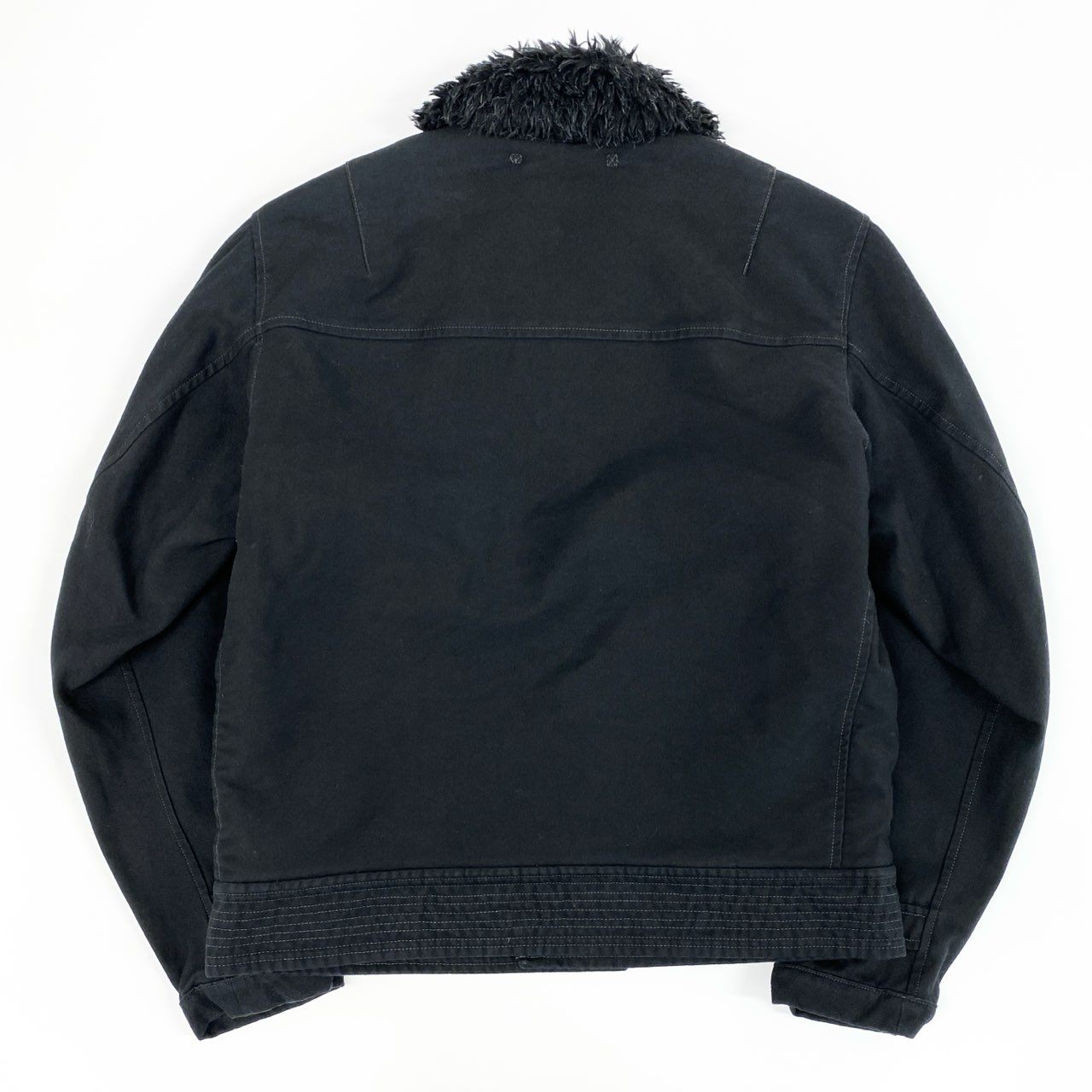 59e7 DOUBLE RL ダブルアールエル RRL ラルフローレン シアリングジャケット デッキジャケット サイズM ブラック メンズ 男性用 アウター