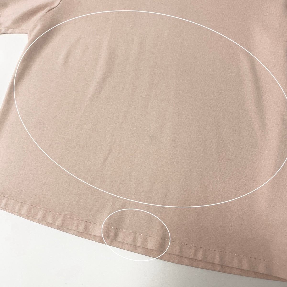 Mf24 Acne Studios アクネストゥディオス ロゴカラー 半袖Tシャツプルオーバー BL282 サイズL クリームベージュ メンズo07t