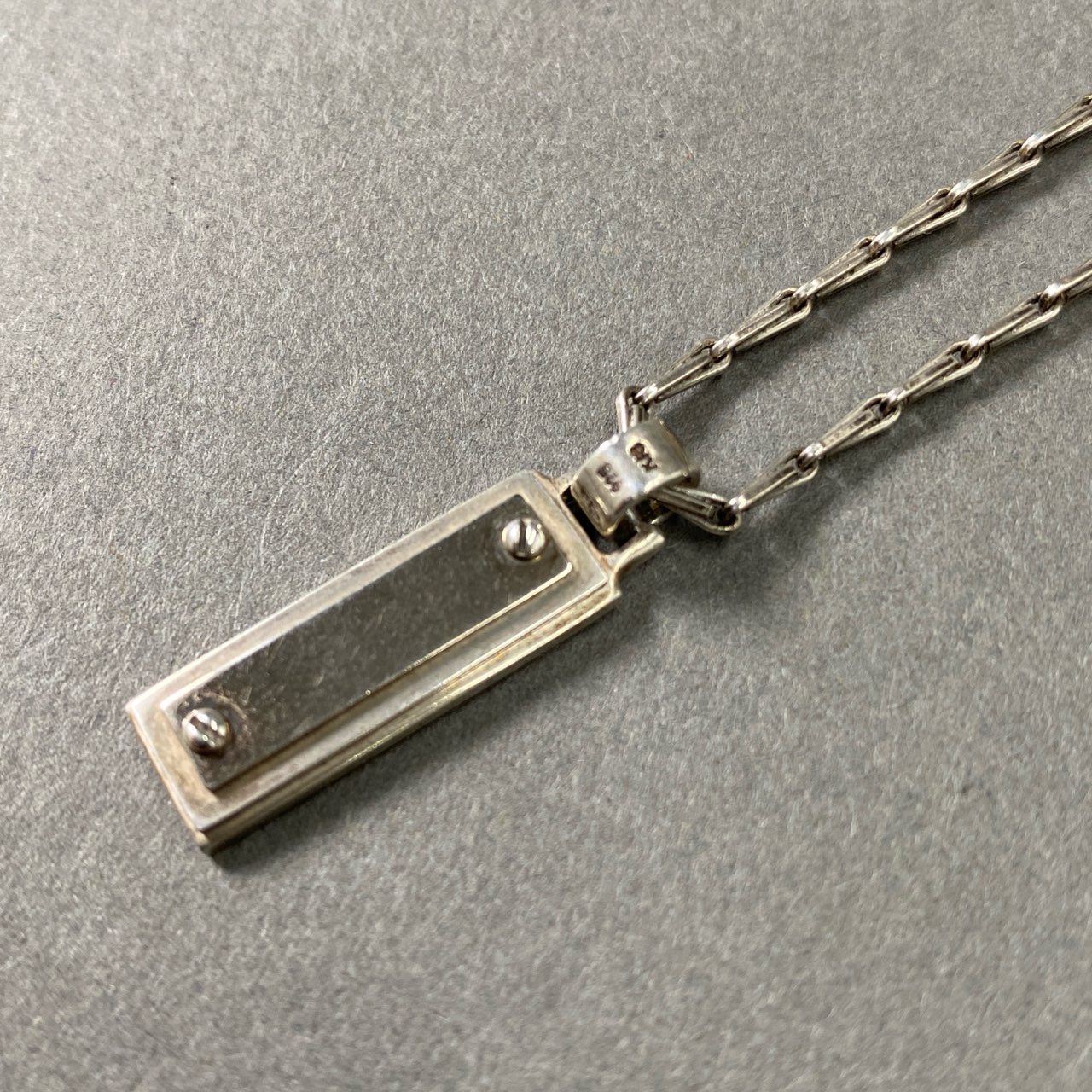 4e12 Star スター K18 × 925 プレートネックレス シルバー ペンダント チャーム チェーン