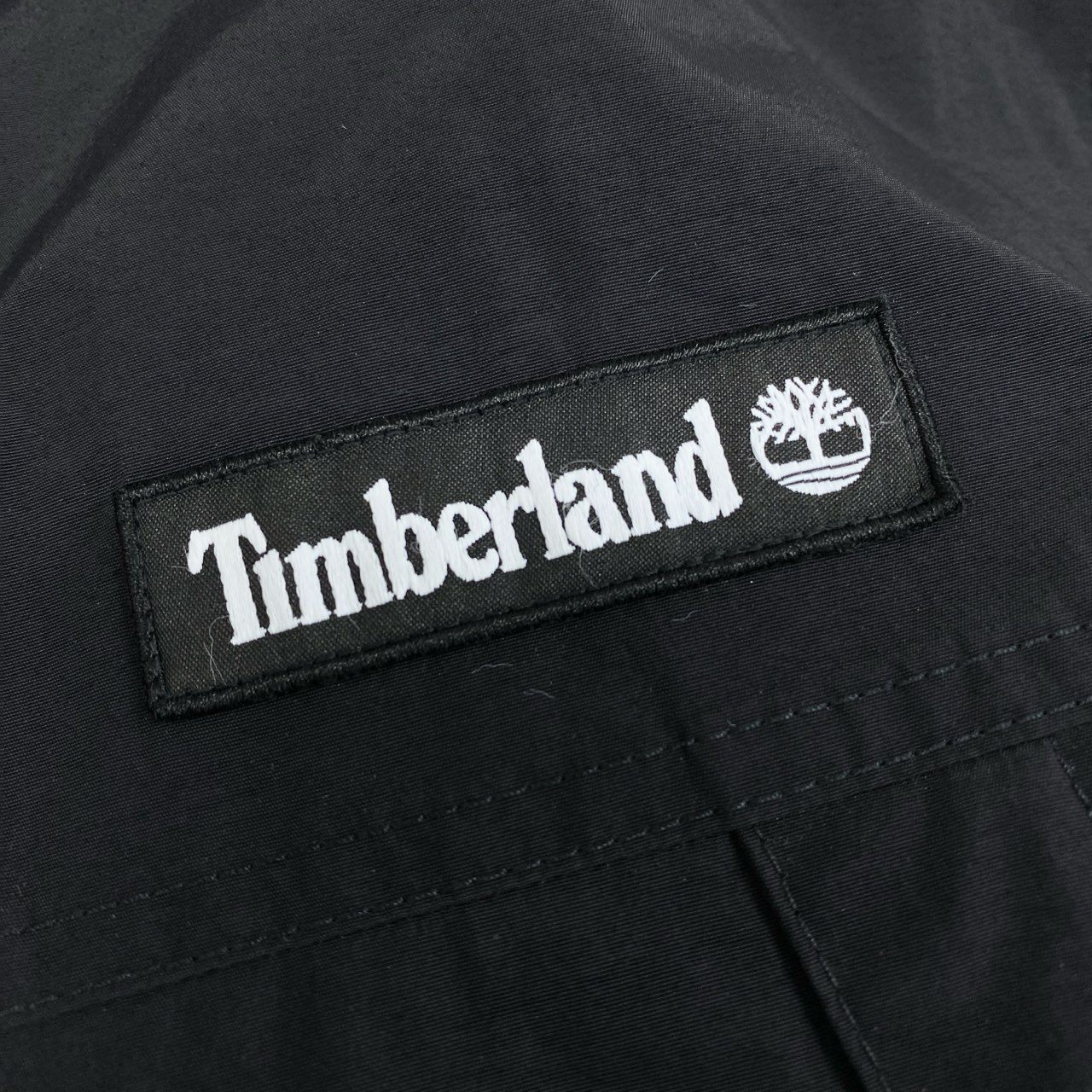59h28 Timberland ティンバーランド WATER PROOF レインウェア マウンテン ガイド ジャケット ロゴワッペン スノボ TB0A2ADZ S 170 カーキ ブラック ナイロン メンズo07t