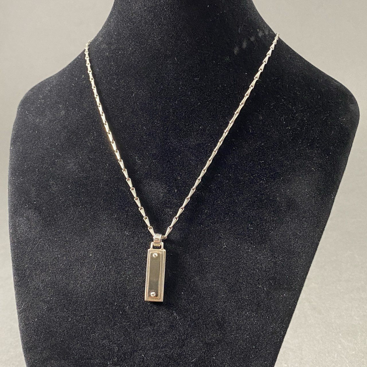 4e12 Star スター K18 × 925 プレートネックレス シルバー ペンダント チャーム チェーン