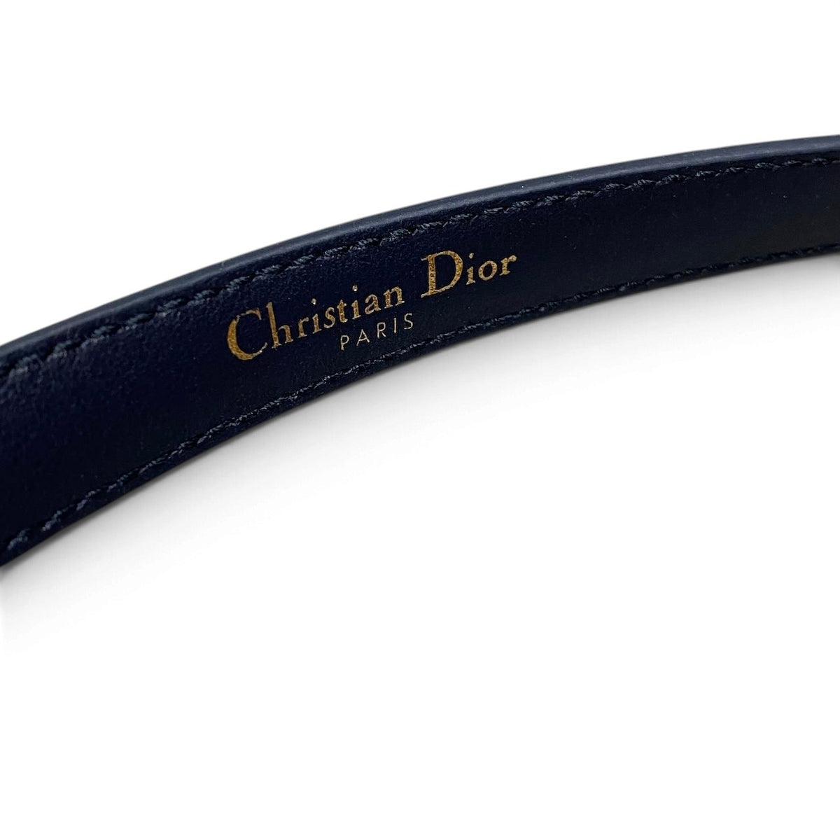 j15 《新品同様》 Christian Dior クリスチャンディオール ロゴバックル ハート レザーベルト 23-MA-0241 70 ブラック レッド レザーu02t