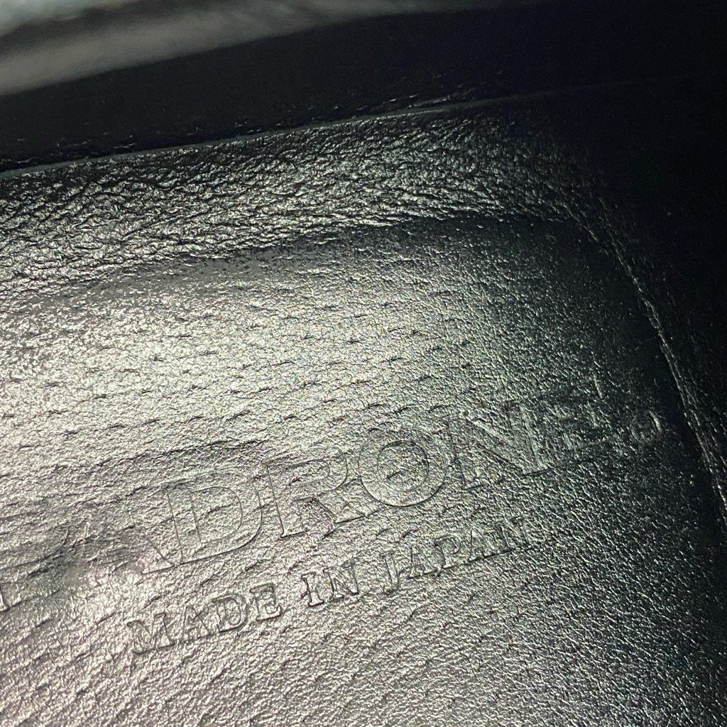 2e7 PADRONE パドローネ レザードレスシューズ 41 ブラック Leather ビジネス フォーマル レースアップ 日本製