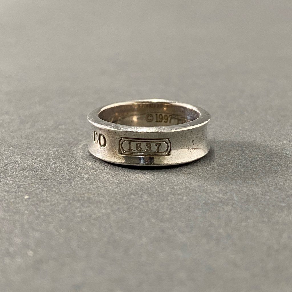 8d12 TIFFANY&Co. ティファニー 1837 MEDIUM RING リング 指輪 14号 シルバー 925 アクセサリー ジュエリー SILVER