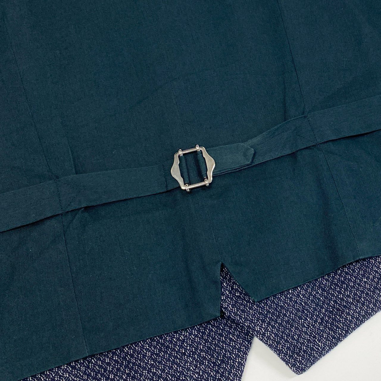 42a23 LARDINI ラルディーニ ジレベスト JH77003 44 ネイビー リネンブレンド イタリア製 フォーマル ビジネス セレモニー