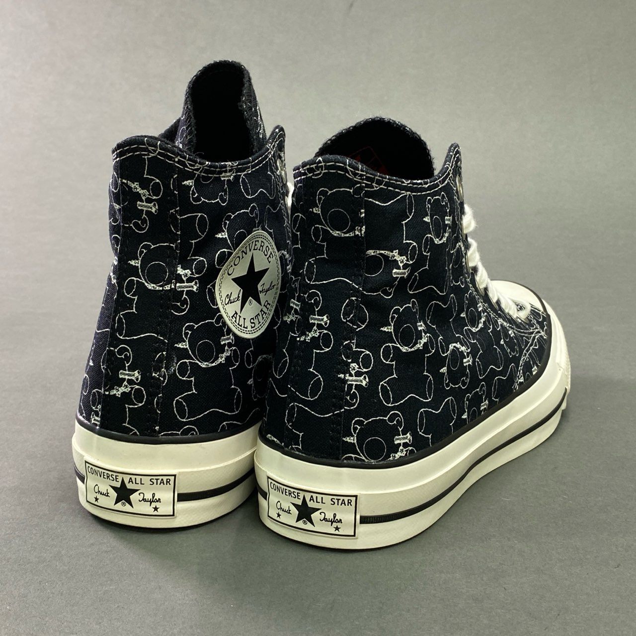 13c25 【未使用】 CONVERSE Addict × UNDER COVER コンバース アディクト アンダーカバー チャックテイラー マテリアル ハイ ハイカットスニーカー シューズ 1CL579 27.5cm ブラック ホワイト メンズ
