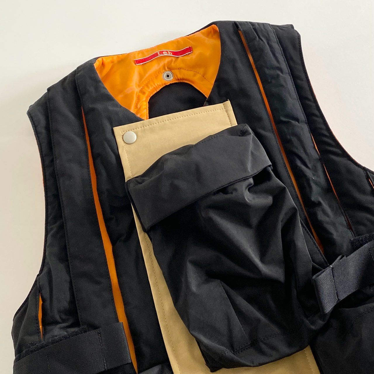 86h29 Leh レー Quilting Rescue Vest レスキューベスト マルチポケット LEH-774 M(FREE) ブラック