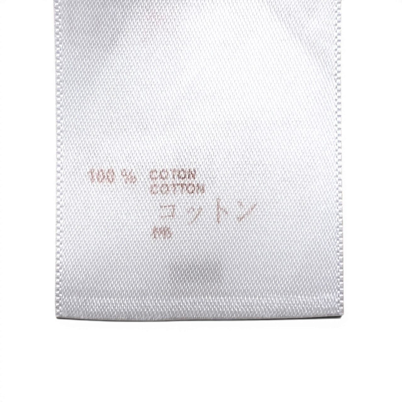 14f15 LOUIS VUITTON ルイヴィトン FIT TED ロングスリーブシャツ LVロゴ ヘリンボーン柄 39/15-1/2 ライトグレー系 コットン100% メンズ 紳士服u02t