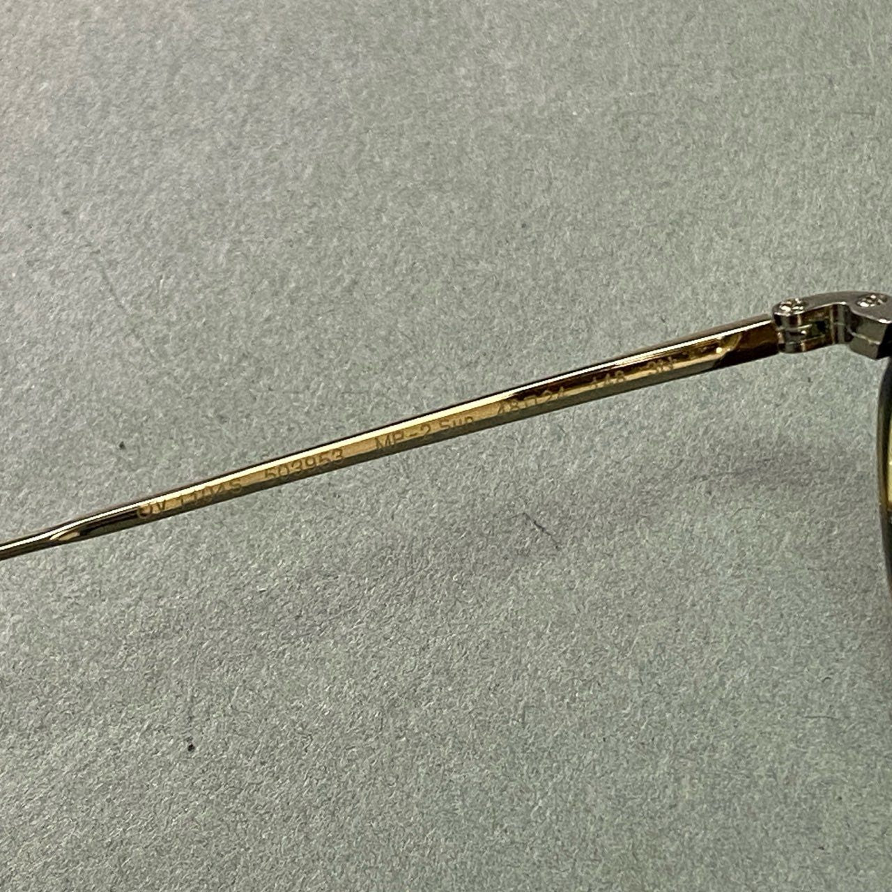 b12 OLIVER PEOPLES オリバーピープルズ MP-2 SUN サングラス OV1104S 48□24 ブラウン イタリア製 アイウェア 眼鏡 ケース付き
