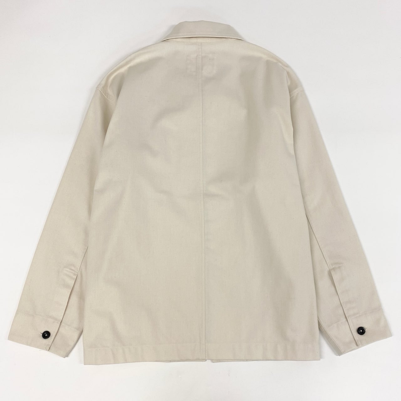 40h24 《極美品》MHL. MARGARET HOWELL エムエイチエル マーガレットハウエル コットンジャケット ブルゾン ジップアップジャケット 596-3225509 Lサイズ アイボリー メンズ 男性用k02i