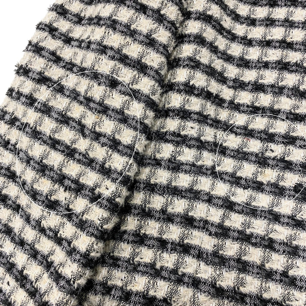 29g14 YVES SAINT LAURENT イヴサンローラン セットアップスカート ツイードジャケット YSLロゴボタン サイズ40 ブラック アイボリー レディース 女性用o07t