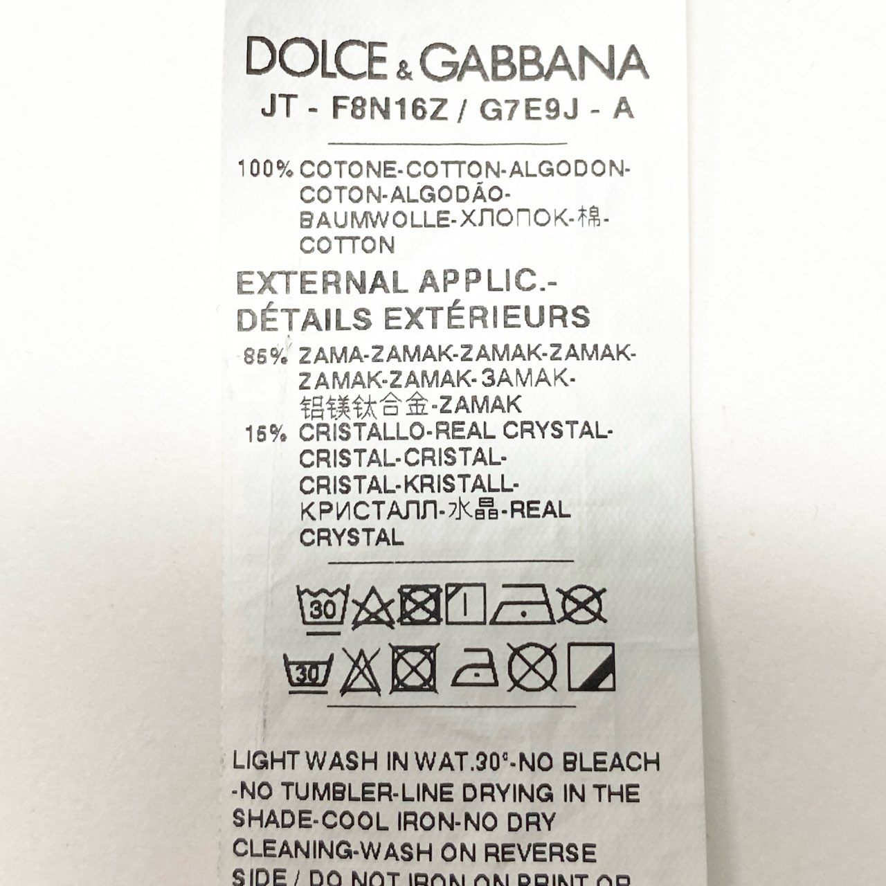 Ic5《極美品》 DOLCE&GABBANA ドルチェアンドガッバーナ ビジュー × グラフィティ Tシャツ Grafiti Logo Oversized T-shirt サイズ36 ブラック D&Gt18r