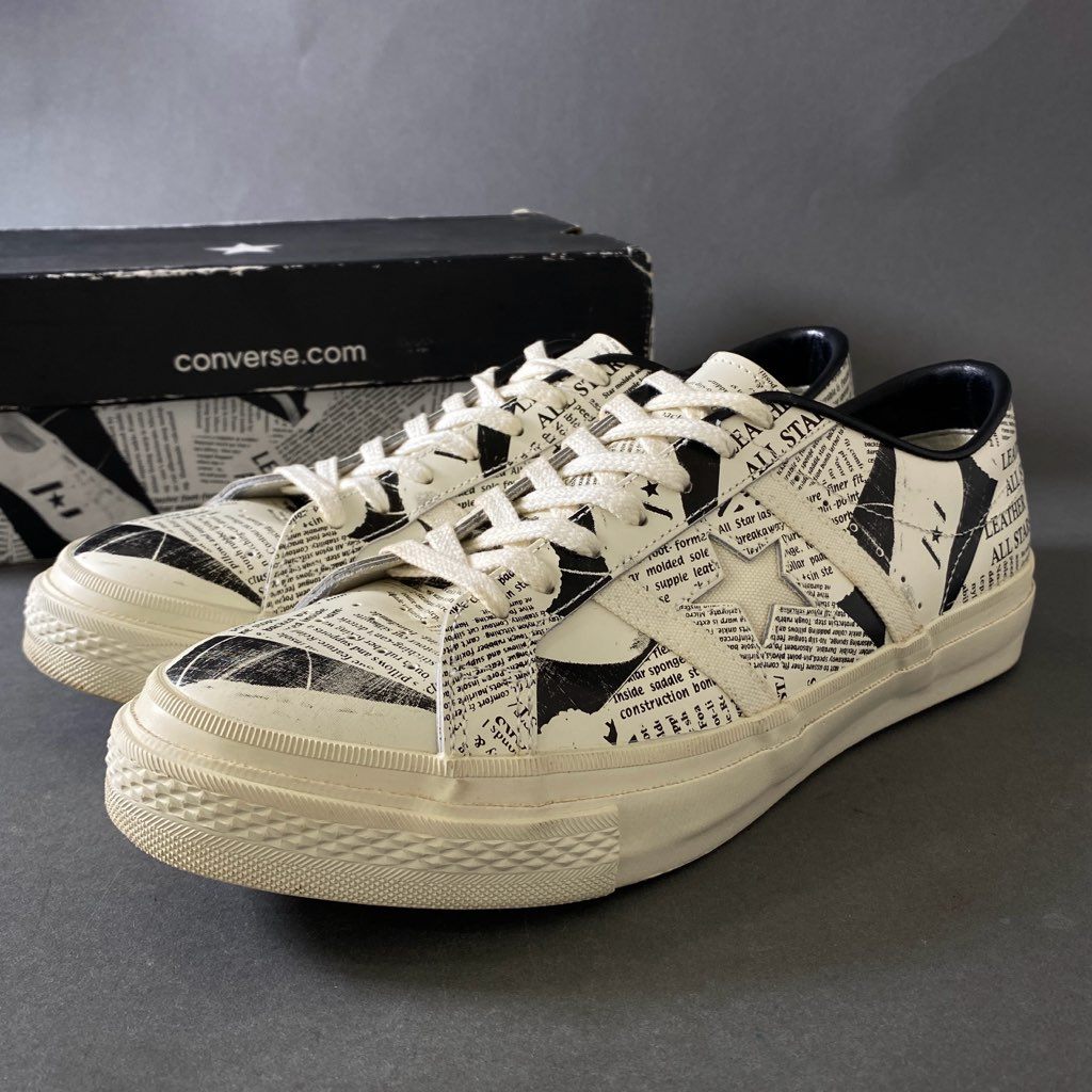 2h4 CONVERSE コンバース ジャックスター ワンスター ローカットスニーカー シューズ 9 1/2 ホワイト ブラック
