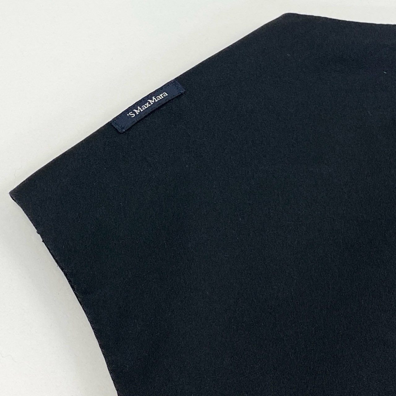 85i12 ’s Max Mara エスマックスマーラ ノースリーブワンピース ウエスト切替 ロング丈ワンピース レディース 女性用 155/80A ブラックu02t
