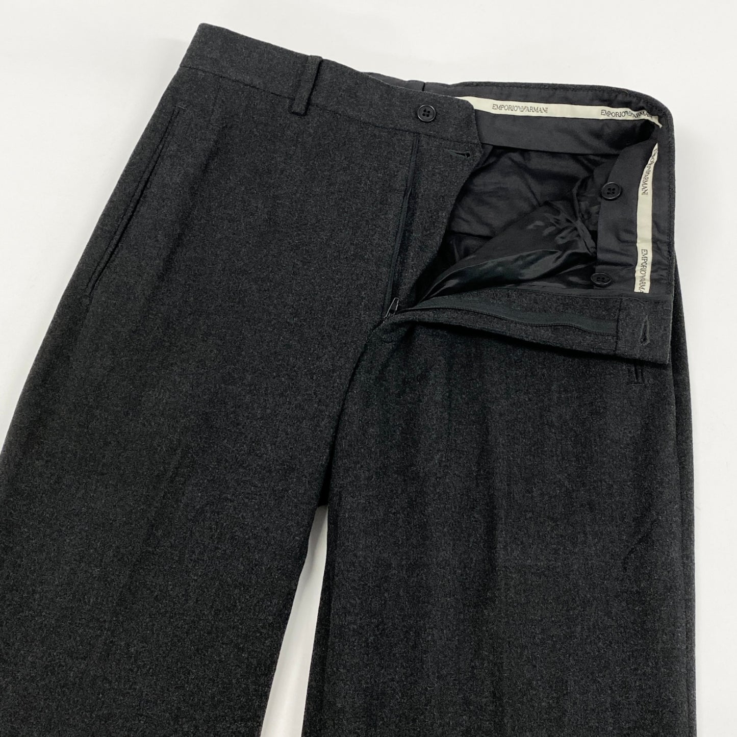 30h29 EMPORIO ARMANI エンポリオアルマーニ スーツセットアップ 上下セットアップ イタリア製 50サイズ グレー メンズ 男性用u02t