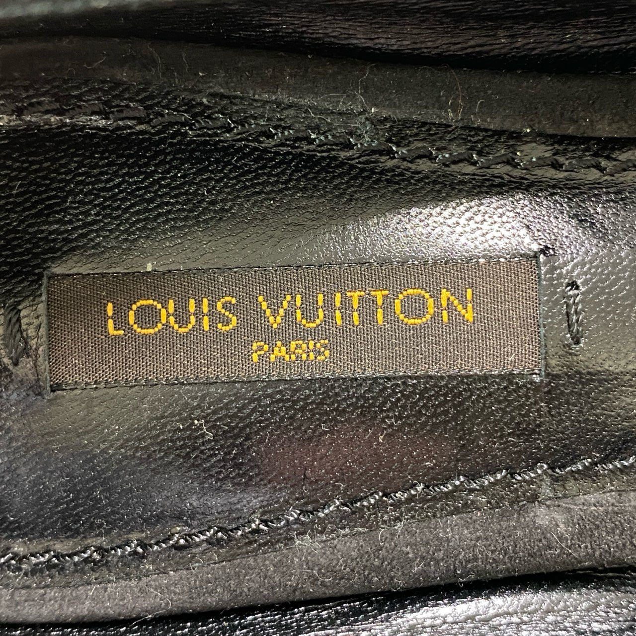 1d20 LOUIS VUITTON ルイヴィトン スタッズジュエル スエードローファー サイズ36 ブラック シューズ 女性靴 箱 袋有t18r