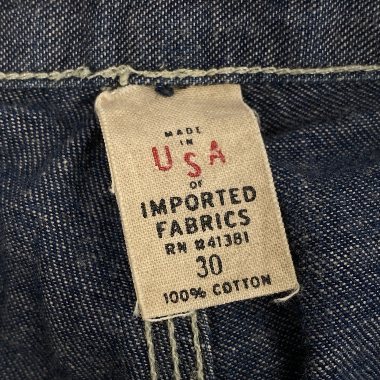 48L23 DOUBLE RL ダブルアールエル デニム ペインターパンツ サイズ30 インディゴ ブルー 綿100% ジーンズ Ralph Lauren ラルフローレン ペイント加工t18r