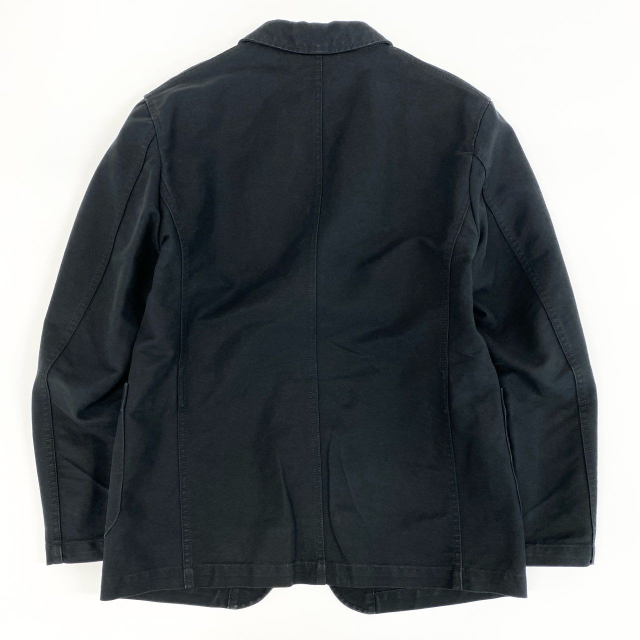 25f14 ENGINEERED GARMENTS エンジニアドガーメンツ テーラードジャケット シングルジャケット USA製 コットンジャケット メンズ 男性用 S ブラック 綿100%