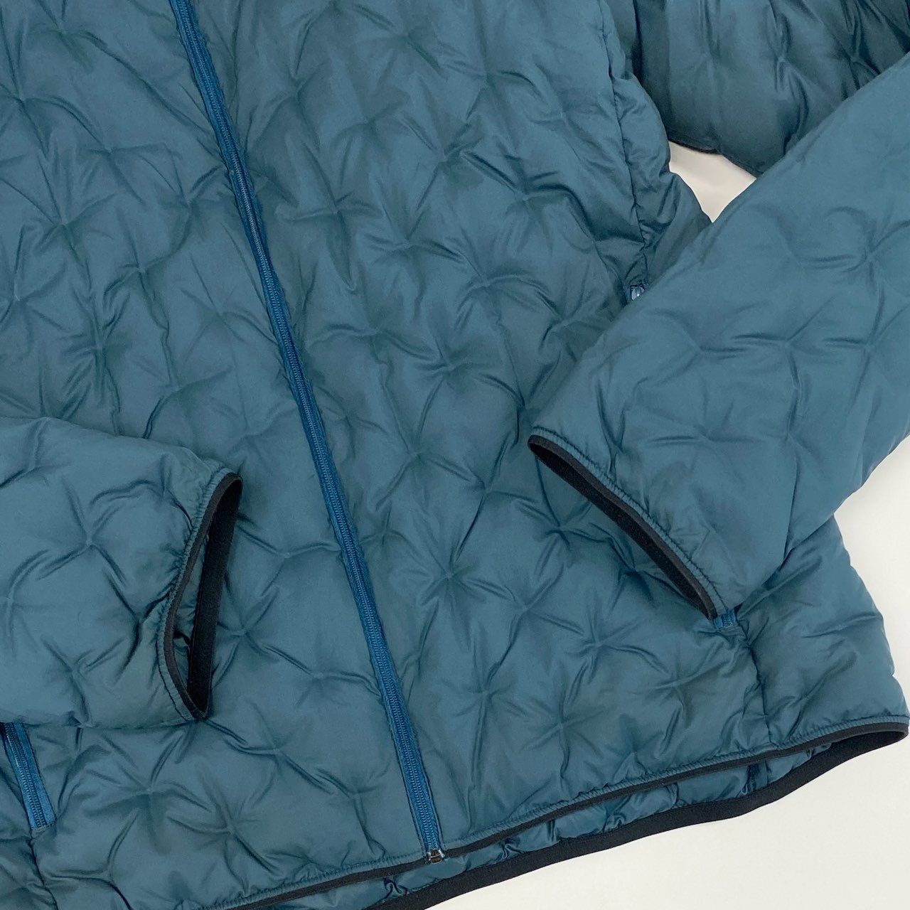 8h4 THE NORTH FACE ザノースフェイス Astro Light Jacket アストロライトジャケット ダウンジャケット ロゴプリント ND91817 XXL グリーン メンズk02i