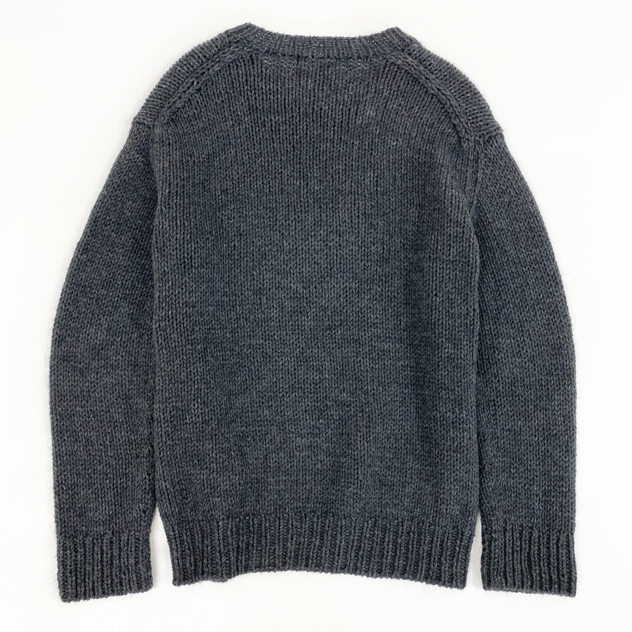 46e9 Vivienne Westwood MAN ヴィヴィアンウエストウッド メン ORB オーブ ラフリーニット ニットセーター サイズ44 グレー メンズ トップス WATERCOLOR ORB