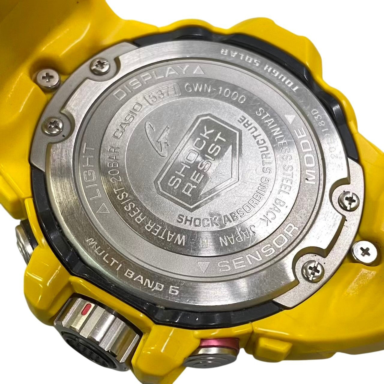 c23 CASIO G-SHOCK カシオ Gショック GWN-7000 イエロー 腕時計 ガルフマスター 電波ソーラー デジタルウォッチ メンズk02i