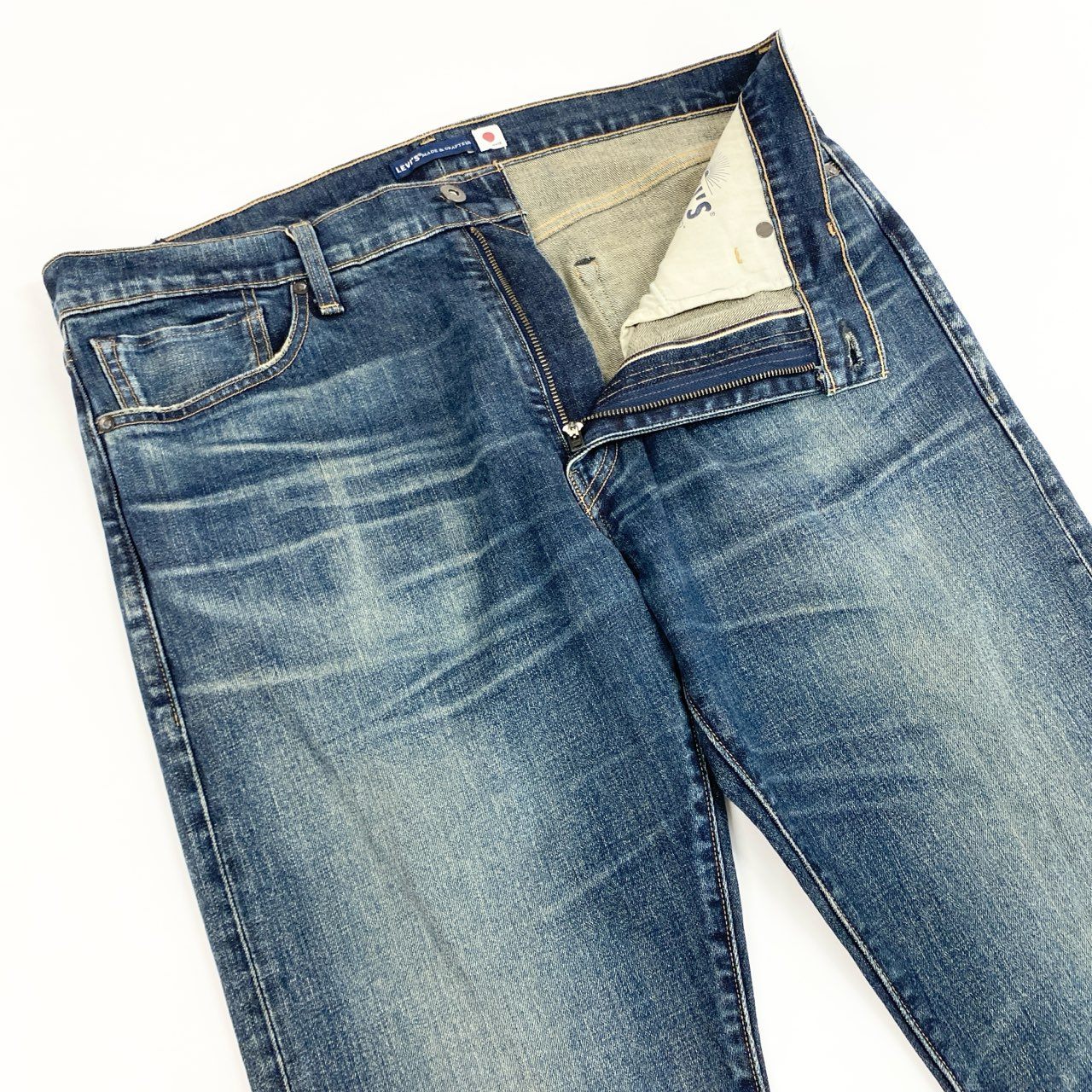 26i30-1《美品》LEVI'S MADE&CRAFTED リーバイス メイド&クラフテッド デニムパンツ ジーンズ 511 赤耳 日本製 56497-0041 W38 L32 インディゴ メンズo07t