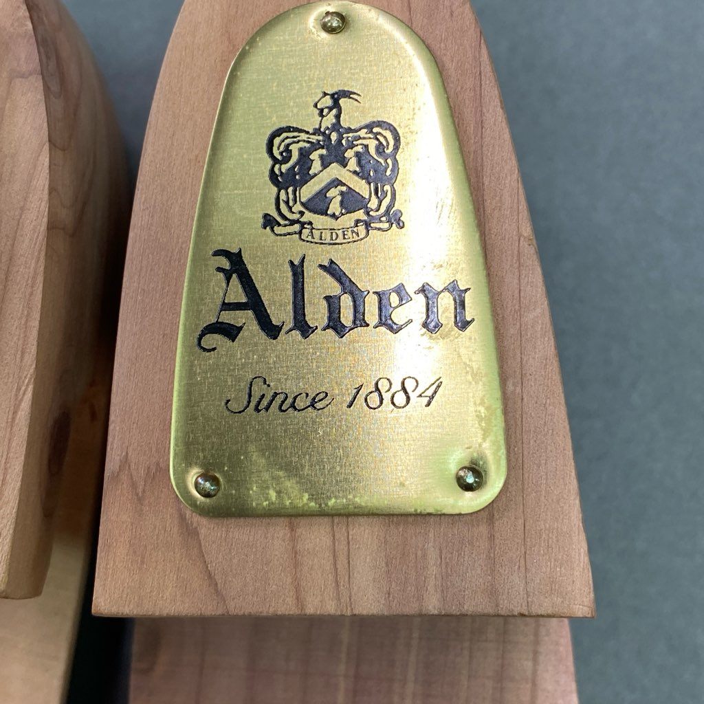 1d8 Alden オールデン USA製 シューツリー 全長約31cm ナチュラル 木製 シューズキーパー ビジネス