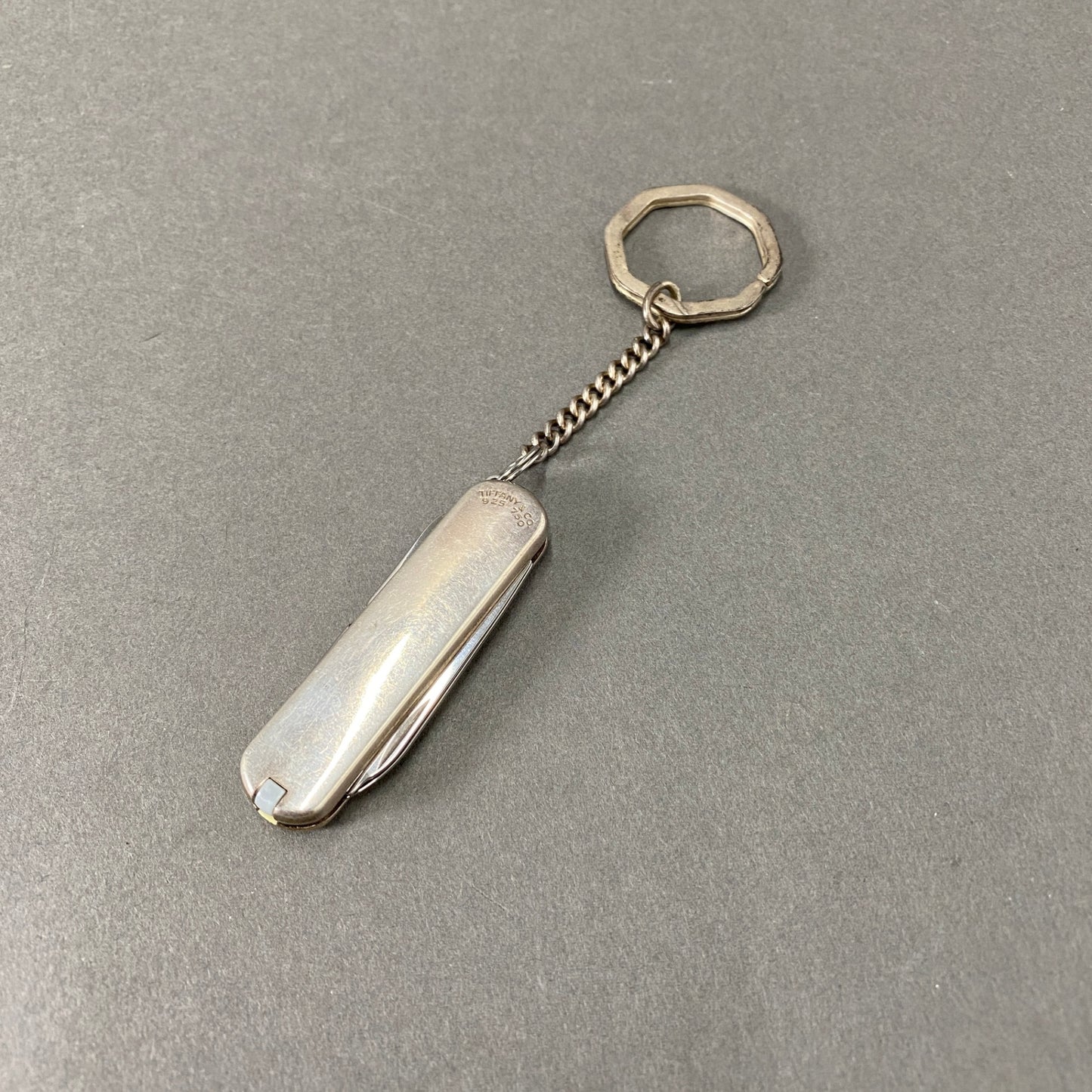h5 TIFFANY&Co. × VICTORIANOX ティファニー ヴィクトリアノックス マルチツール ナイフ/ハサミ SV925/750YG アクセサリー 小物