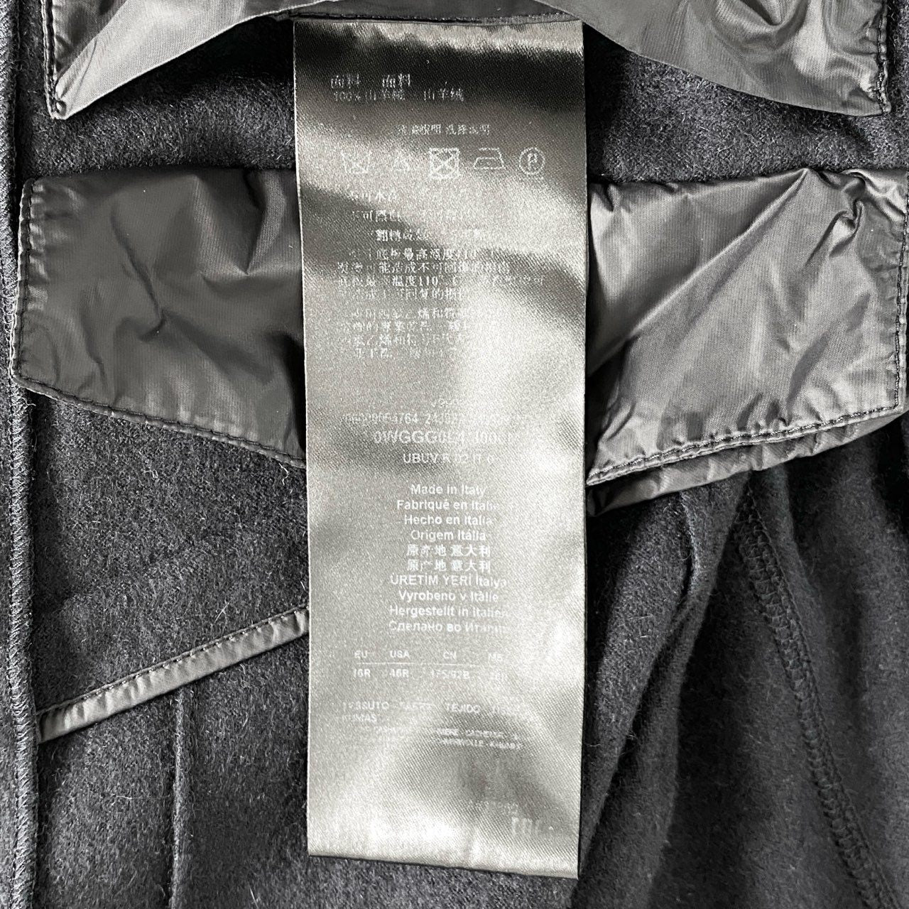 55e27 イタリア製 GIORGIO ARMANI ジョルジオアルマーニ 黒タグ カシミヤニットブルゾン ニットジャケット ダブルジップ サイズ46 ネイビー カシミヤ100% メンズ 紳士服