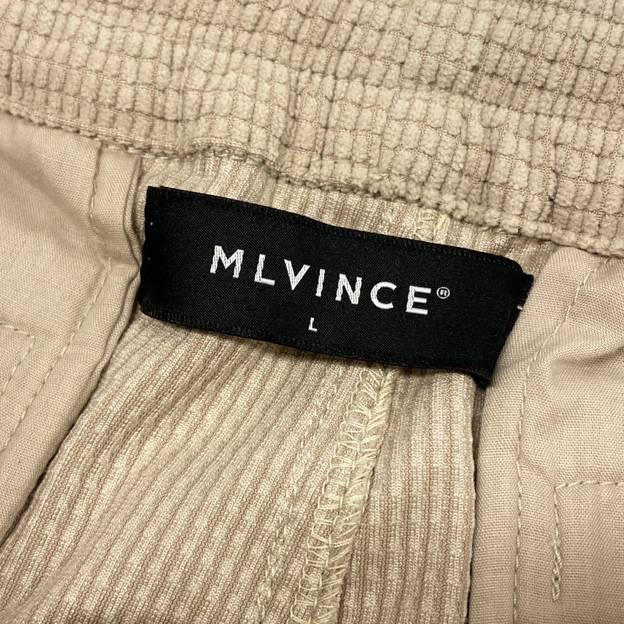 42k27 MLVINCE メルヴィンス summer corduroy shorts ショートパンツ ハーフパンツ サマーコーデュロイ L ベージュ ポリエステル100