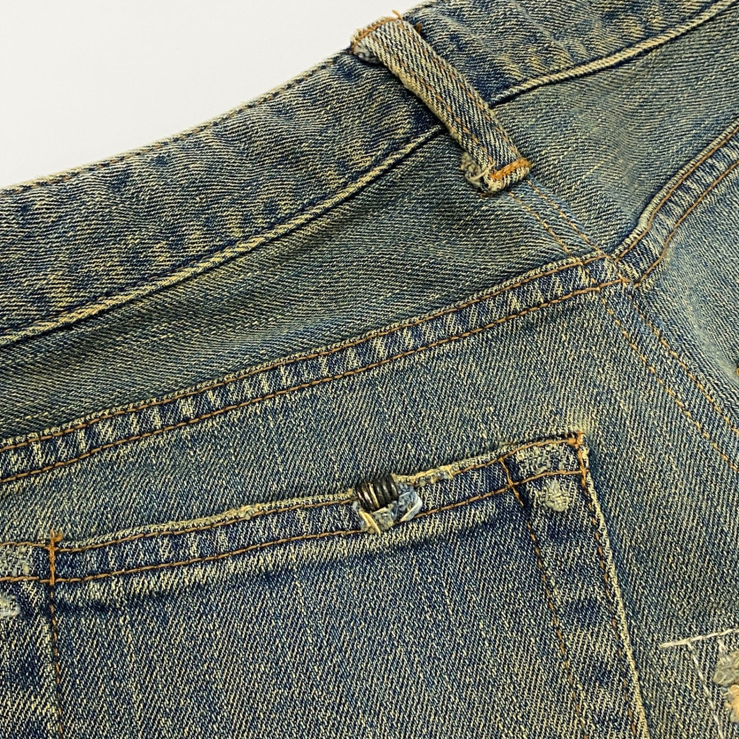 41a24 Y2K Japanese label IF SIX WAS NINE イフシックスワズナイン マッドマックスホットパンツ デニムショートパンツ 25 インディゴ コットン