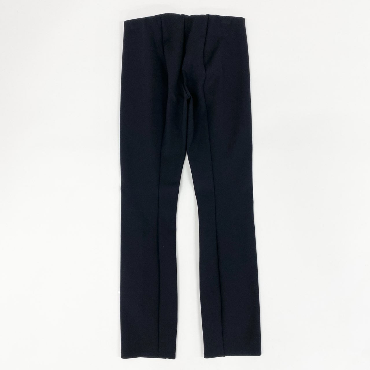 5c21 【美品】 THE ROW ザ ロウ スキューバパンツ Essentials Thikde Pant ストレッチスクーバナイロン ウエストゴム 裾スリット レギンスパンツ 3448 K106 XS ブラック