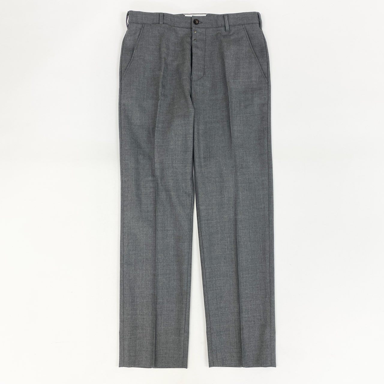 35i9 Maison Martin Margiela メゾンマルタンマルジェラ スラックスパンツ ボトムス トラウザー S30KA0259 46 グレー ウール メンズk02i