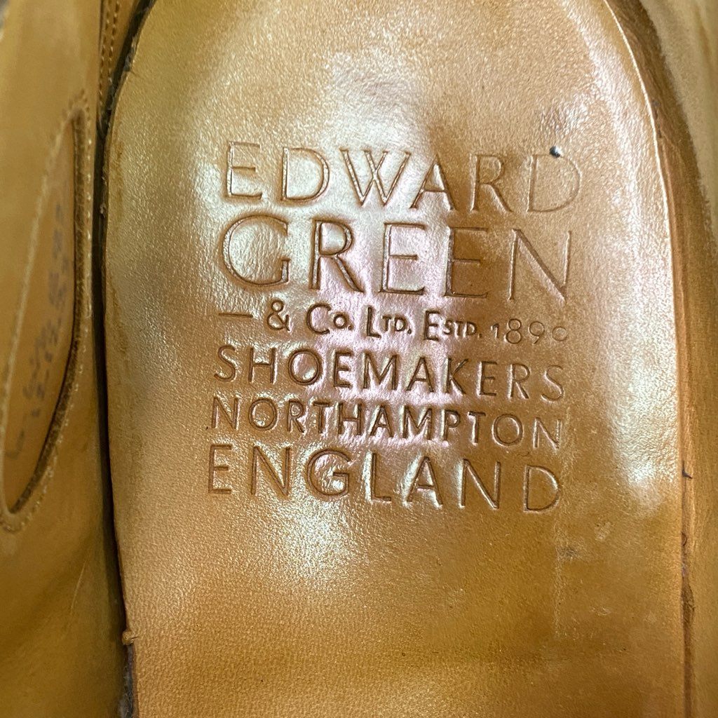 3e10 EDWARD GREEN エドワードグリーン PADBURY パッドベリー モンクストラップ ブローグシューズ ドレスシューズ パンチドキャップトゥ 6 - 6 1/2 ブラック レザー ラストE82 革靴 メンズ