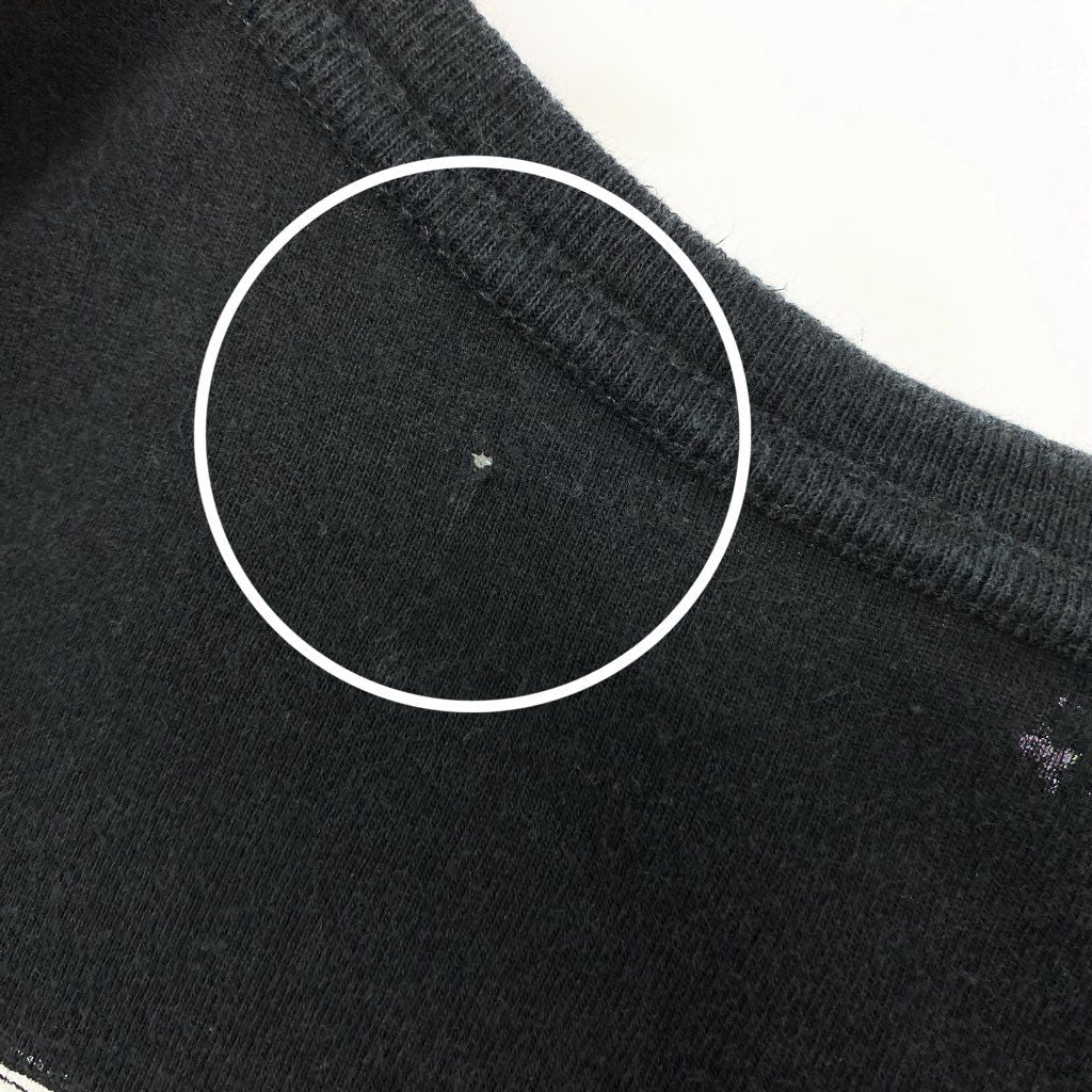 6l25 OFF WHITE オフホワイト GALAXY ギャラクシーペイント Tシャツ XXS ブラック カットソー TEE アート メンズt18r