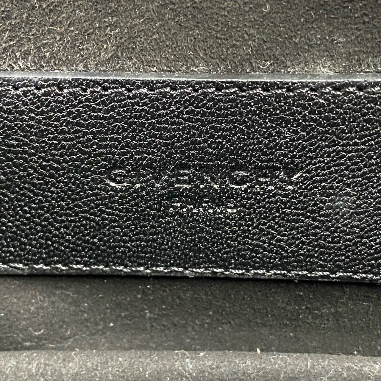 Ee14 定価¥137,500 GIVENCHY ジバンシー CROSS3 2way チェーン ショルダーバッグ ハンドバッグ ブラック レザー クロスボディ 斜め掛け ワンショルダー